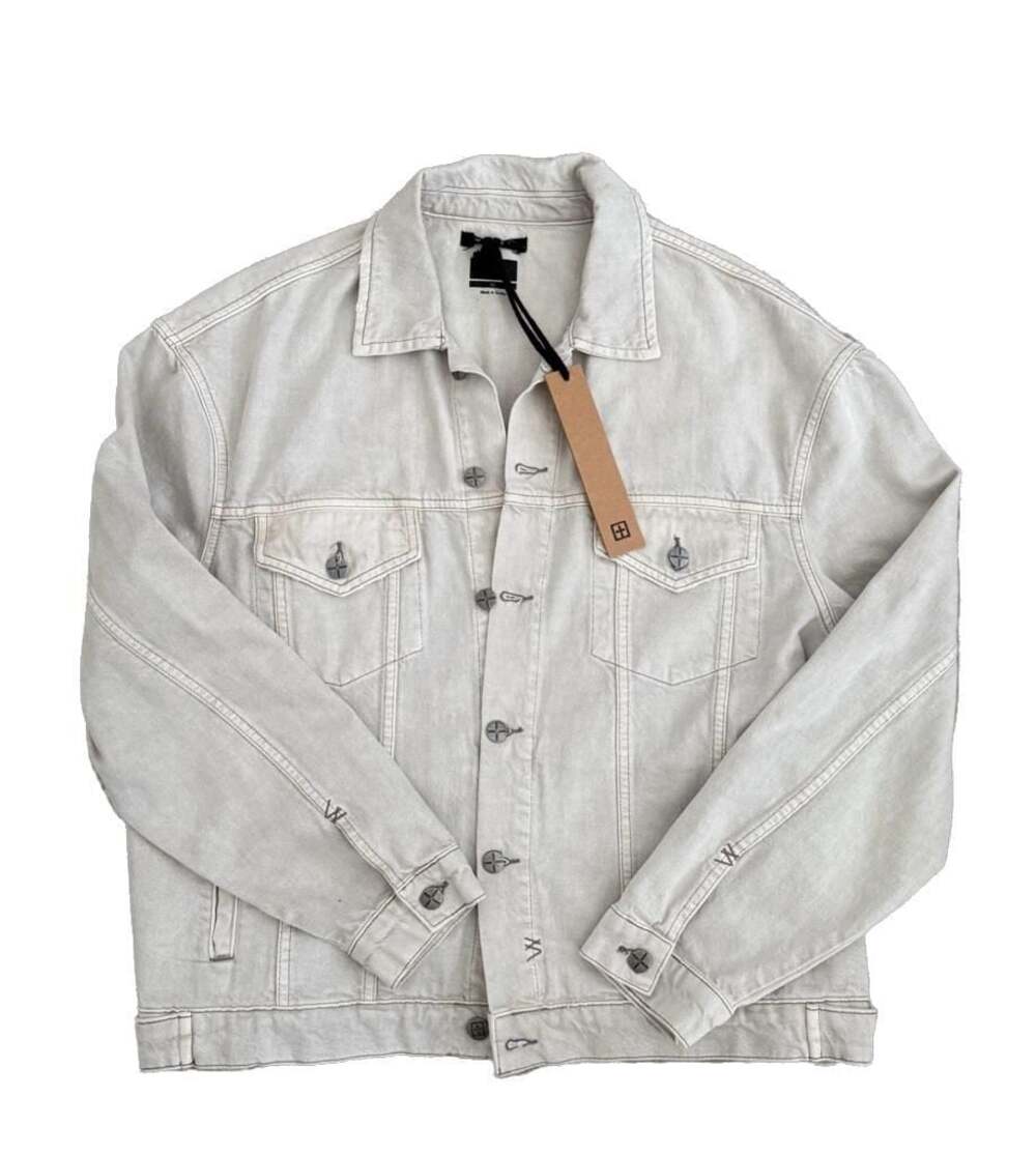 Ksubi Oh G Jacket Sandstorm Stone Denim Trucker Jacket